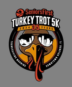 Participating in the Seniors First Turkey Trot 5k is a great thing to do on Thanksgiving in Orlando.