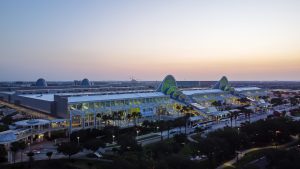 The Orange County Convention Center is a beautiful place to gather with peers and colleagues.